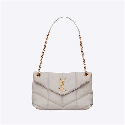 ysl mini white bag